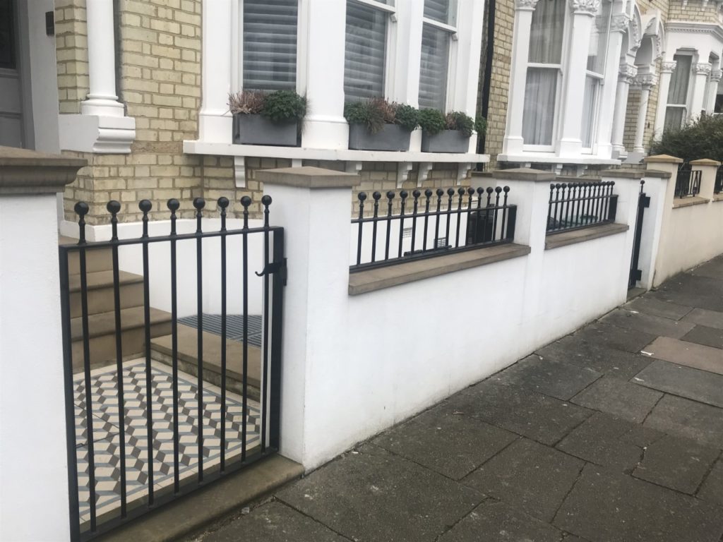 Arch Top Railings - Has Metal Work