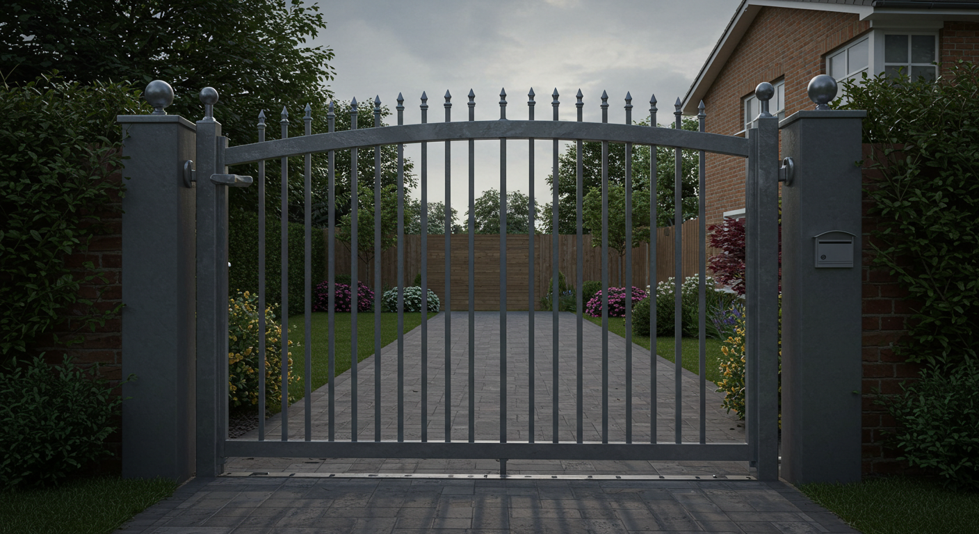 Railing and Metal Gate 