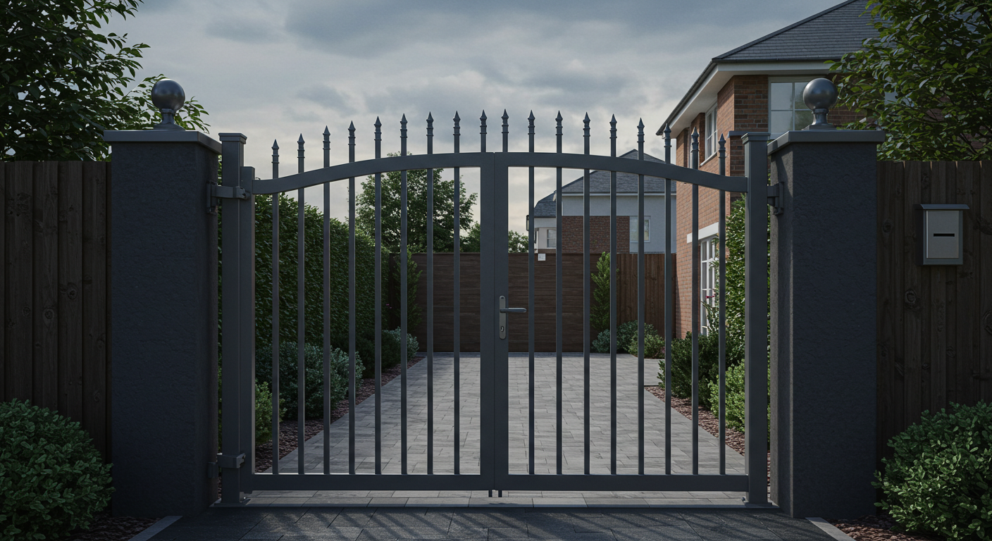 Railing and Metal Gate 